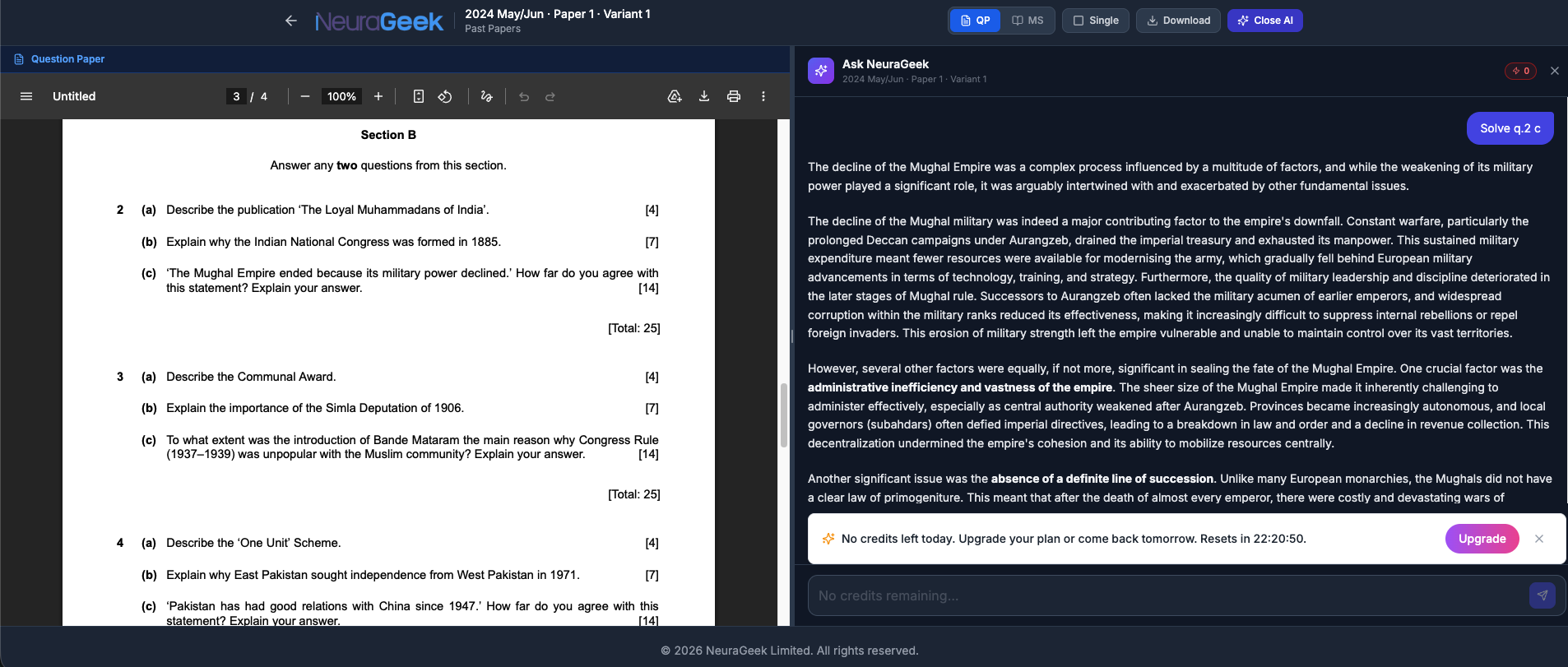 AI Help Beside Real Questions