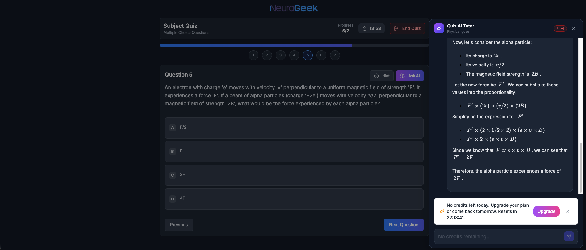 Quiz Room + AI